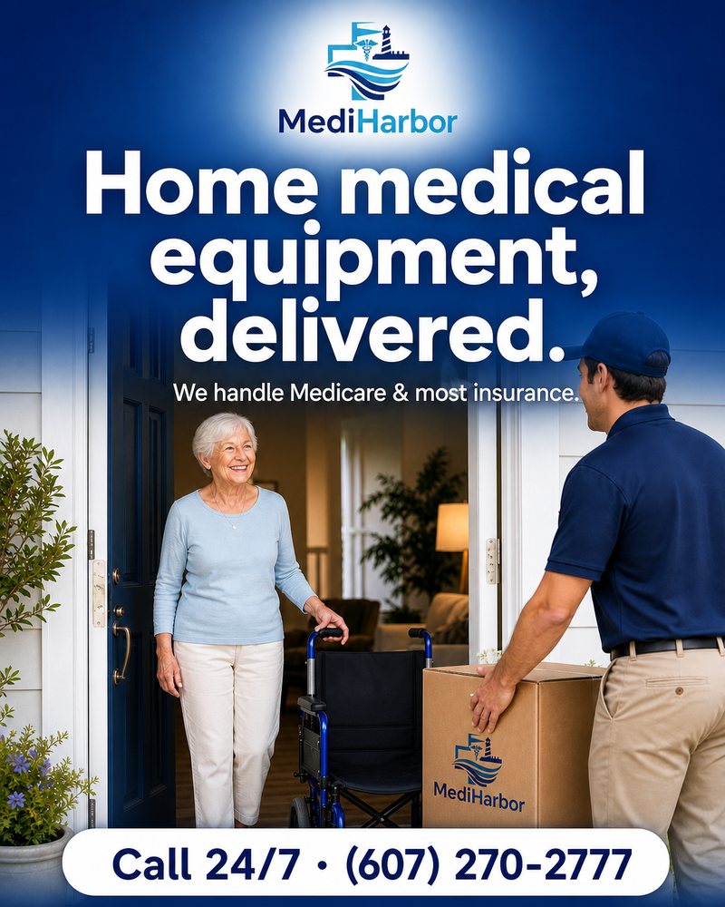 Home medical equipment delivery and setup in Elmira, NY